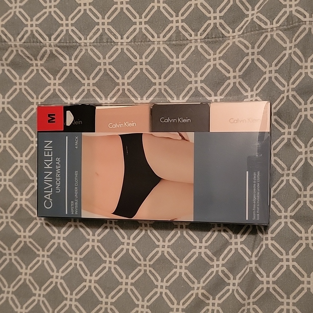 Calvin Klein hipster underwear 4 pack